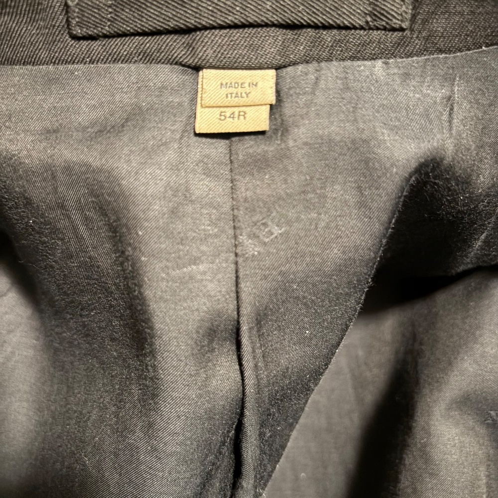 Burberry Men's Black Embroidered Embellished Lapel Blazer Sport Coat 44 - Picture 5 of 5